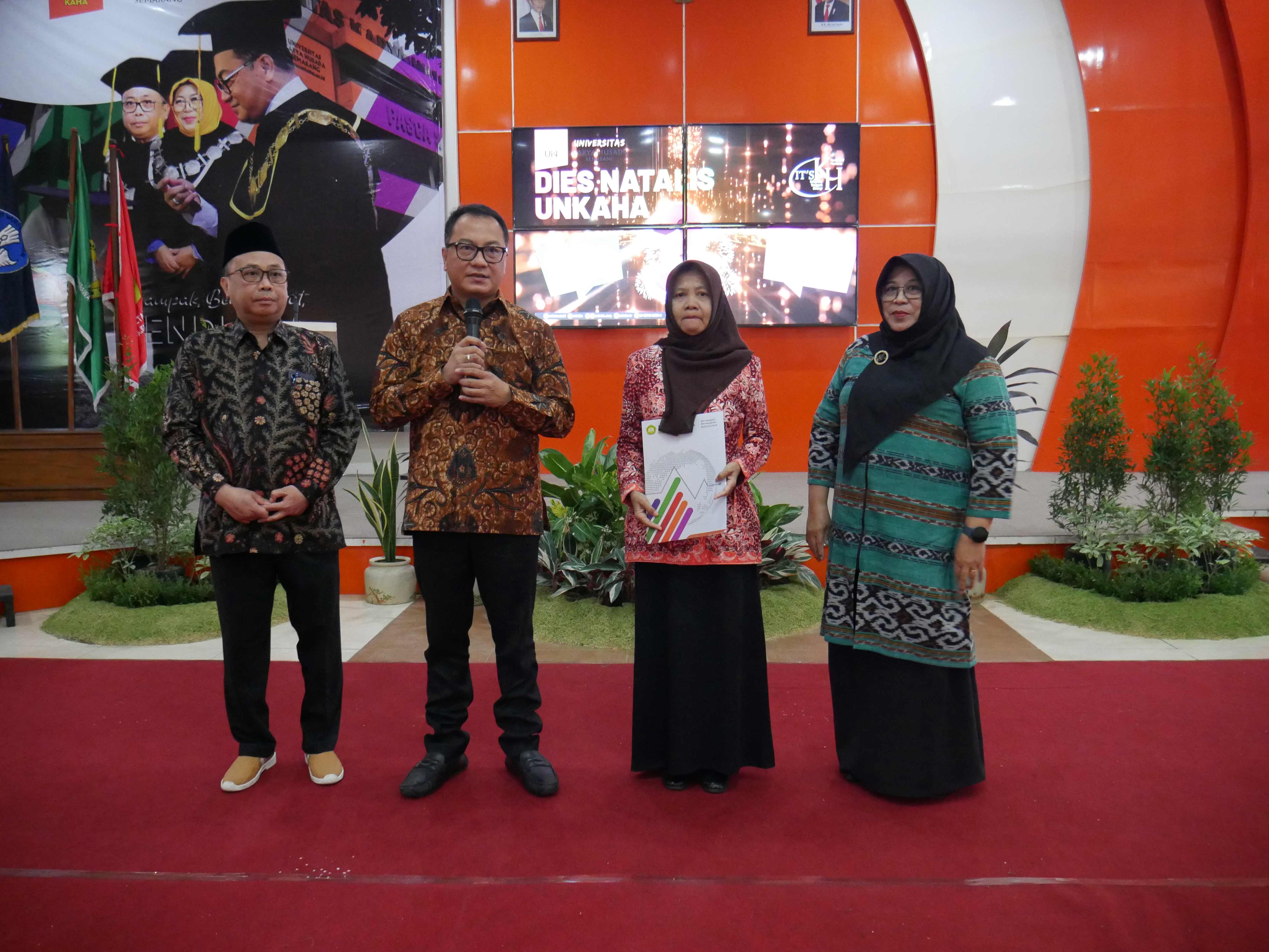 UNKAHA Rayakan Dies Natalis Ke-3 dengan Semarak, Gelar Acara Pensiun dan Undian Menarik